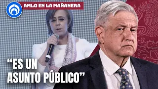 AMLO explota contra el INAI por involucrarse en el caso de María Amparo Casar