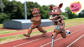 FNAF foxy vs freddy - who is fastest in a race?