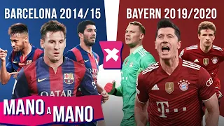 BARCELONA 2014/15 X BAYERN DE MUNIQUE 2019/20: QUEM É MELHOR? - MANO A MANO DA CHAMPIONS LEAGUE