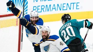 Walking Wounded in San Jose After Game Five Against Blues