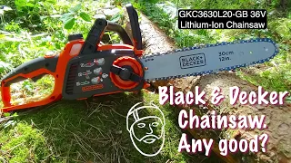 Black & Decker Cordless chainsaw