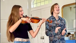 HIS REACTION WHEN SHE PLAYS - Karolina Protsenko & Bradley Bundlie