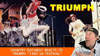 Country Artist Reacts to Triumph's Performance at US Festival 1983 | EPIC!