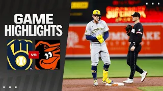 Brewers vs. Orioles Game Highlights (4/12/24) | MLB Highlights