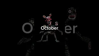 Your Birth Month Your FNAF Character FNAF 4 Edition Part 2 #fnaf #shorts #subscribe