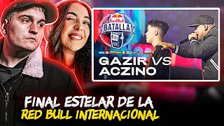 KHAN Y MERY SOLDIER REACCIONAN A ACZINO VS GAZIR | FINAL INTERNACIONAL RED BULL BATALLA MEXICO 2022