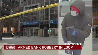 FBI searches for suspect after bank robbery in the Loop