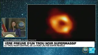 Première preuve en image d'un trou noir supermassif au coeur de notre galaxie • FRANCE 24