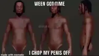 I chop my penis off