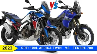 2023 Honda CRF1100L Africa Twin Vs 2023 Yamaha Tenere 700