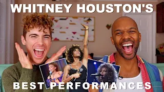Reacting to Whitney Houston's BEST Live Performances!