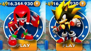 Sonic Dash - Metal Knuckles VS Sir Shadow _ Movie Sonic vs All Bosses Zazz Eggman