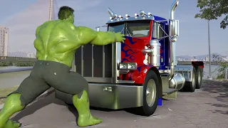 Hulk vs Optimus Prime Latest Battle | Transformers: Rise of The Beasts Full Movie (2023)