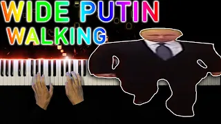 Wide Putin Walking Meme - Piano tutorial