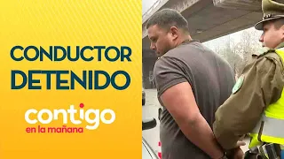 CAPTAMOS DETENCIÓN: Conductor circulaba con revisión técnica falsa - Contigo en la Mañana