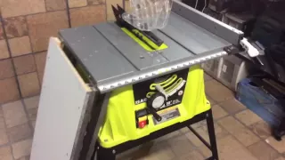 MODIFICANDO SIERRA DE MESA RYOBI / PARA CORTAR HOJAS DE MADERA