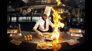 Acrobatic Teppanyaki Skills | Best Teppanyaki Show Compilation!