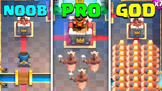 Clash Royale: NOOB vs PRO vs GOD