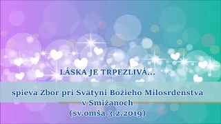 Láska je trpezlivá - pieseň