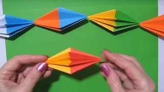 УКРАШЕНИЕ Для Дома.Гирлянды Из Бумаги Своими Руками.DIY Paper Decoration Новогодние Поделки