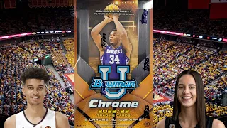 Wembanyama & Caitlin Clark! 2022-23 Bowman U Chrome Basketball Box Break!