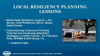 Local Resiliency Planning Lessons