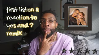 First Reaction & Listen to Yes and ? remix by Ariana grande ft. Mariah Carey 🎵
