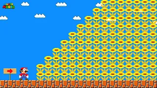 Can Mario Collect 999 Golden Flowers in New Super Mario Bros.2? | Game Animation