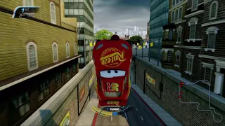 Cars 3: Driven to Win - Walkthrough 54 - Battle Race, London's Buckingham Sprint