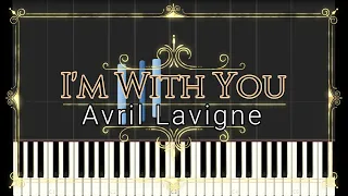 Avril Lavigne - I'm wtih you Piano Tutorial Synthesia