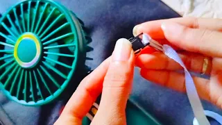 How To Insert Lanyard On Mini Hand Fan | MINI FAN | CITRODA MINI HANDHELD FAN