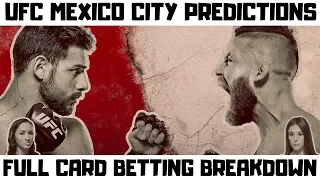 UFC Mexico City Predictions - Yair Rodriguez vs Jeremy Stephens Full Card Betting Breakdown