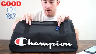 Good All Around - Summer Travel Review Nike, Adidas, Champion Duffel Gear