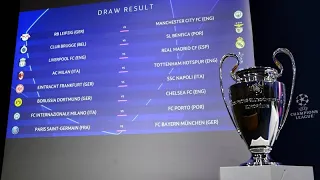 Итоги жеребьевки 1/8 финала Лиги чемпионов УЕФА