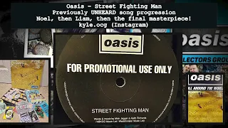 Oasis Collectors Group - Unheard 1997  progression of STREET FIGHTING MAN - Noel singing - Kyle Dale
