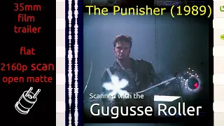 The Punisher (1989) 35mm film trailer, flat open matte, 2160p