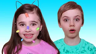 Funny kids story about big pimple - 동요와 아이 노래 | 어린이 교육 | Nick and Poli