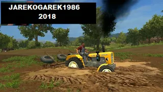 Ciągnik w polu zakoapłem Jarekogarek1986 wersja FARMING SIMULATOR 17 AGRO KONDZIO