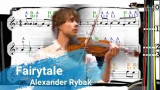 Fairytale | Alexander Rybak | Violin SHEET MUSIC [With Fingerings] [Level 4]