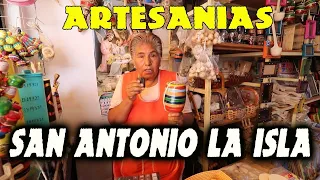 Las Artesanías mas económicas de México en San Antonio la Isla - Juguetes de madera. parte 2