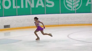 Olivia Morina 11 years old Figure Skating to Speechless