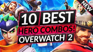 10 BROKEN HERO COMBOS - ABUSE NOW to WINSTREAK in Ranked! - Overwatch 2 Guide