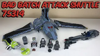 LEGO STAR WARS 75314 The Bad Batch Attack Shuttle Review