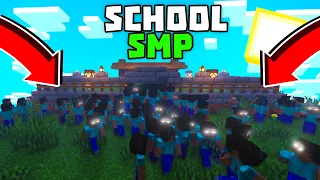 How I RUINED My SCHOOL's Minecraft SMP Server | Herobrine in School SMP