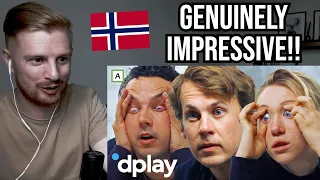 Reaction To Kongen befaler - Don´t blink! (Norwegian Taskmaster)