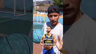 Entreno como Stephen Curry 🏀 #basket #baloncesto