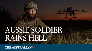 The Australian soldier raining hell on Russia-Ukraine's front line