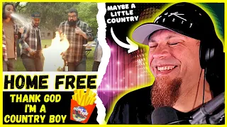 HOME FREE "Thank God I'm A Country Boy" -John Denver Cover  // Audio Engineer & Musician Reacts