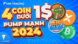 Top 4 Đồng Coin Dưới 1 Đô Tiềm Năng x100 2024