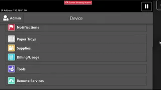 How To Disable the Configuration Report From Printing at Startup on Xerox Altalink